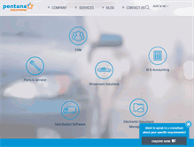 Tablet Screenshot of pentanasolutions.com
